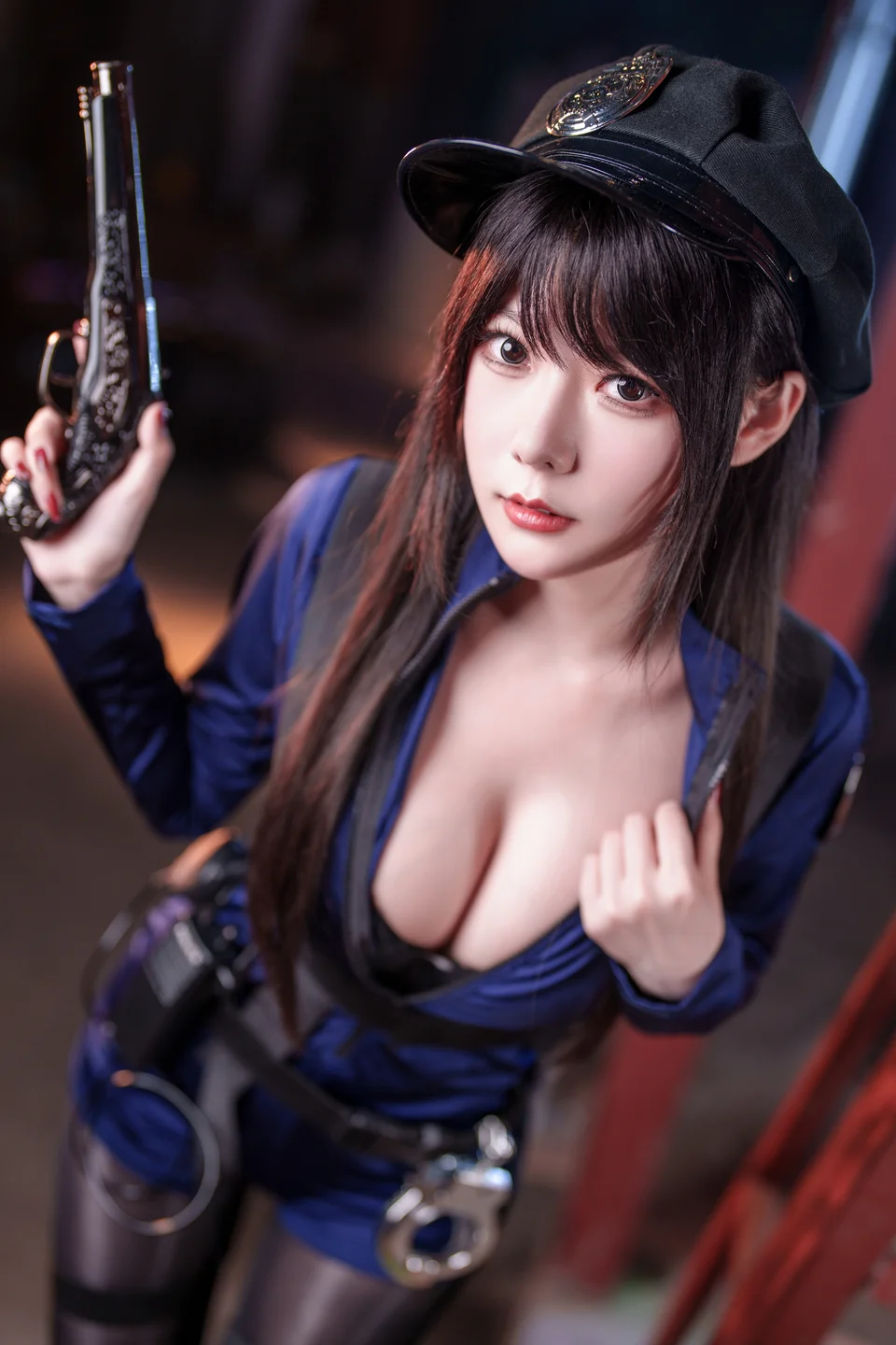 2023年11月舰长 女警 [40P 1V] icoser.la (012).webp